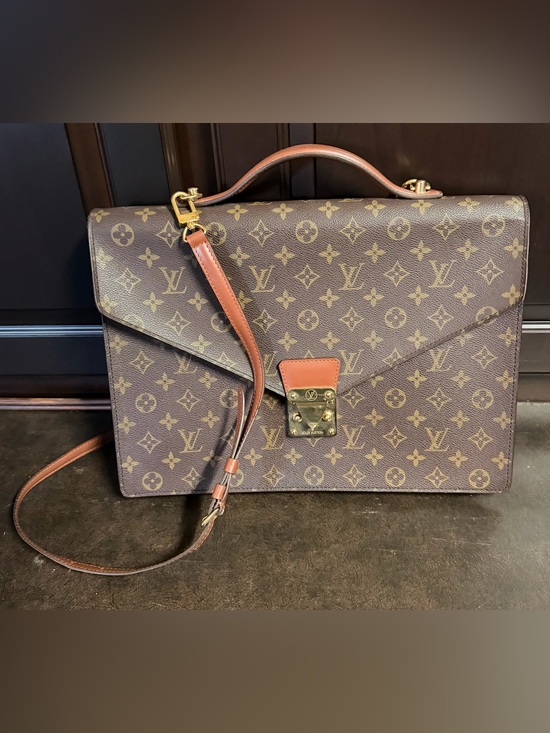 Louis Vuitton Handbags - Authentic Louis Vuitton Vintage Monogram Porte Documents Bandouliere Briefcase